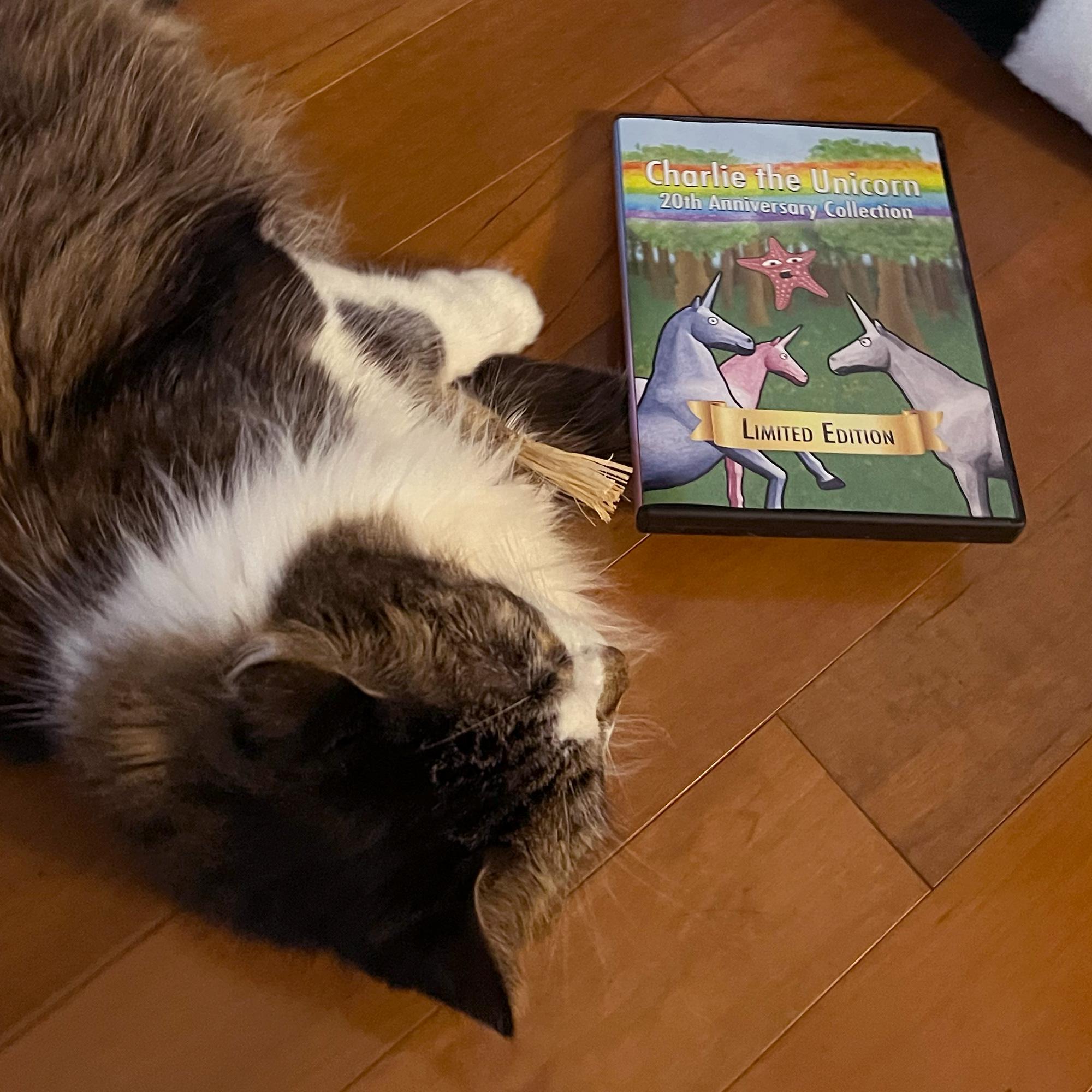 Charlie the Unicorn 20th Anniversary DVD (signed) - Etsy