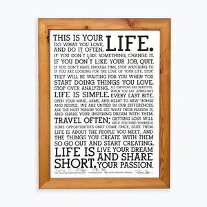 Holstee manifesto - Etsy 日本