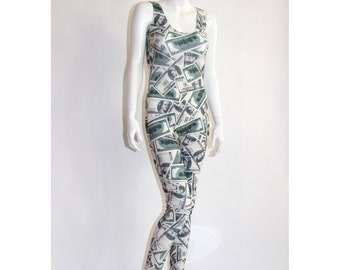 money print bodysuit