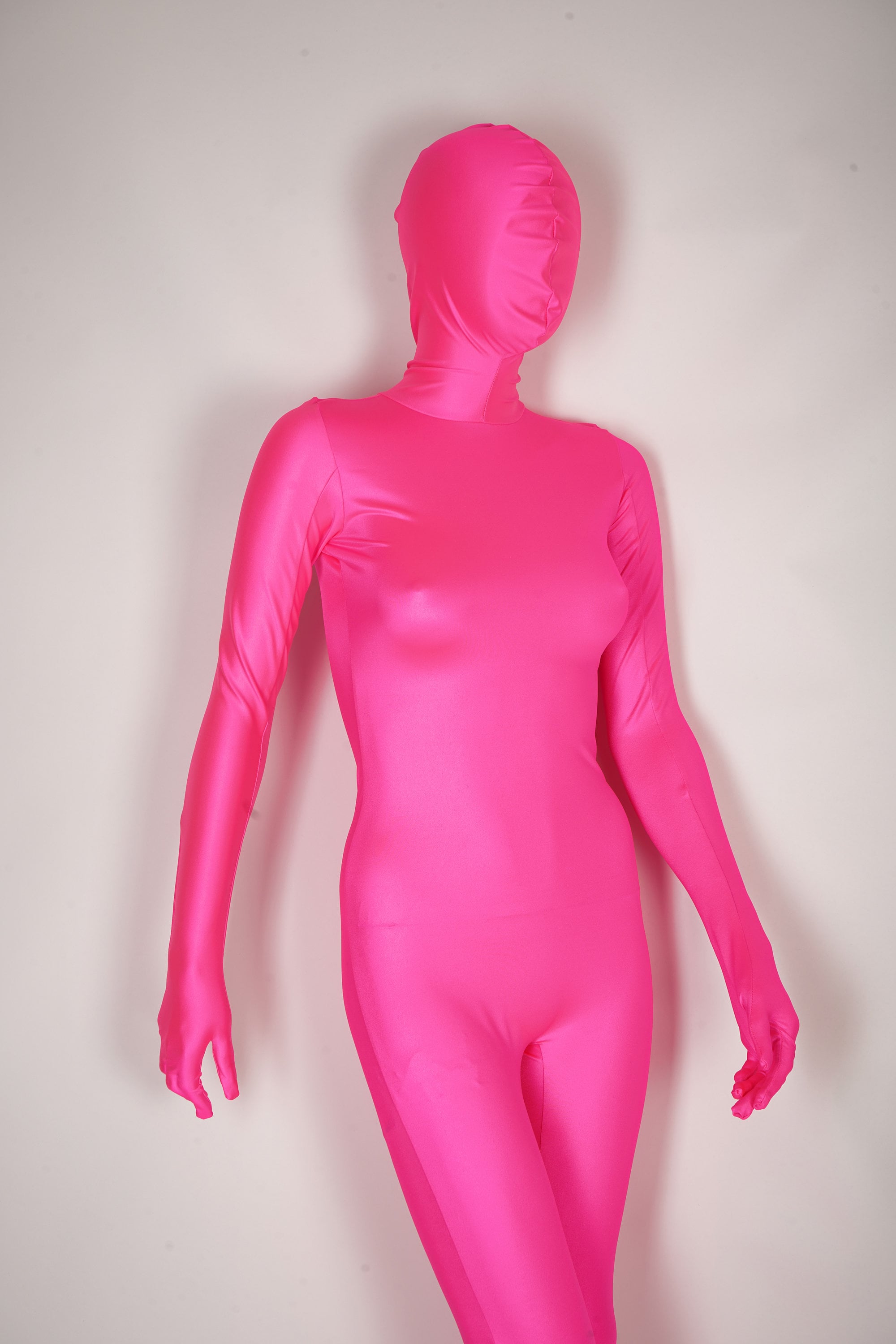 Zentai See-thru Leopard Mesh Full Body Face Cover With Gloves & Feet ...