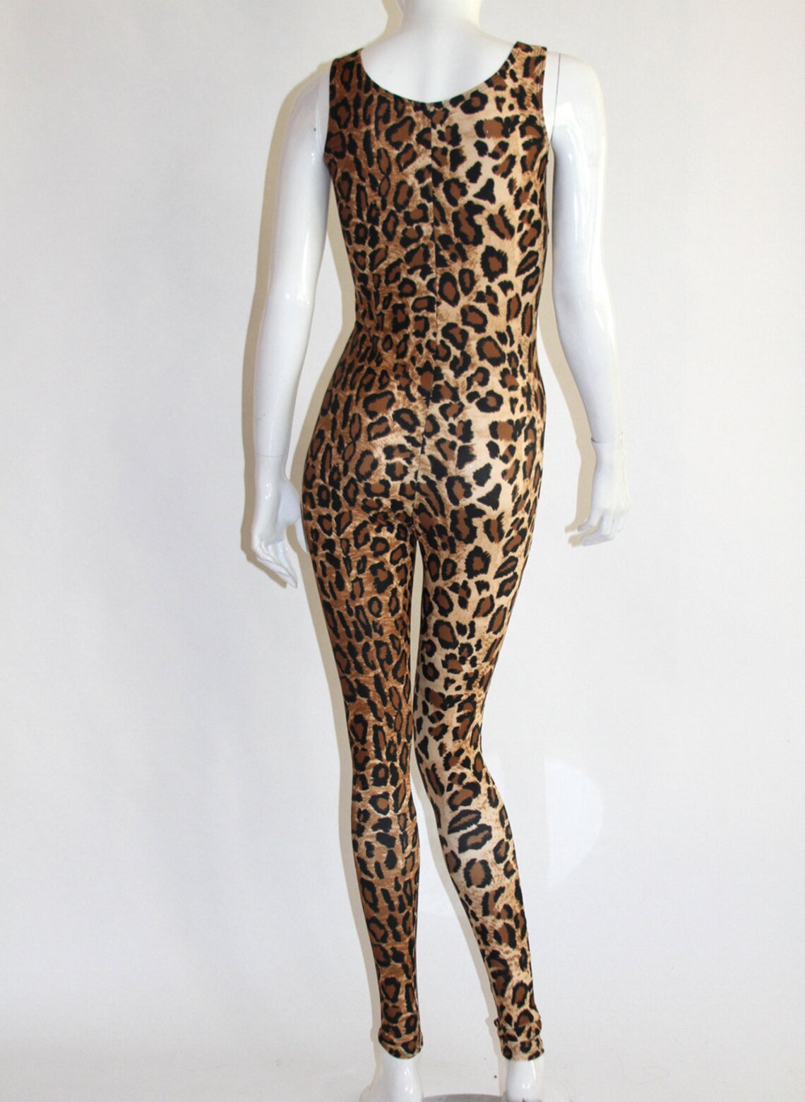 Leopard Catsuit Spandex Jumpsuit Dance Unitard Bodysuit Full | Etsy