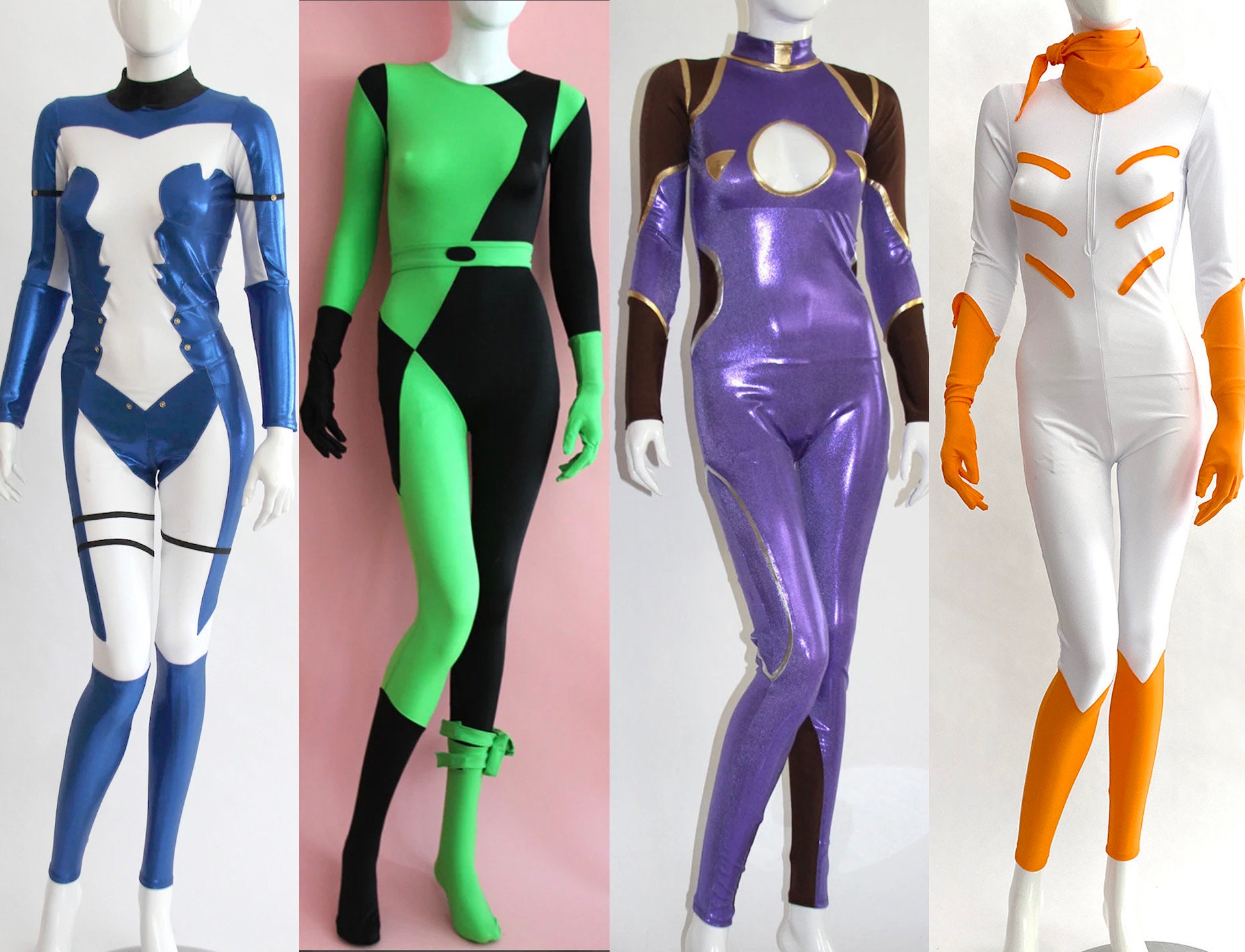 Custom Made Costumes From Pictures for Cosplay Comic Con Halloween Cartoon  X-men Characters Spandex Bodysuits Capes Catsuits Tights 
