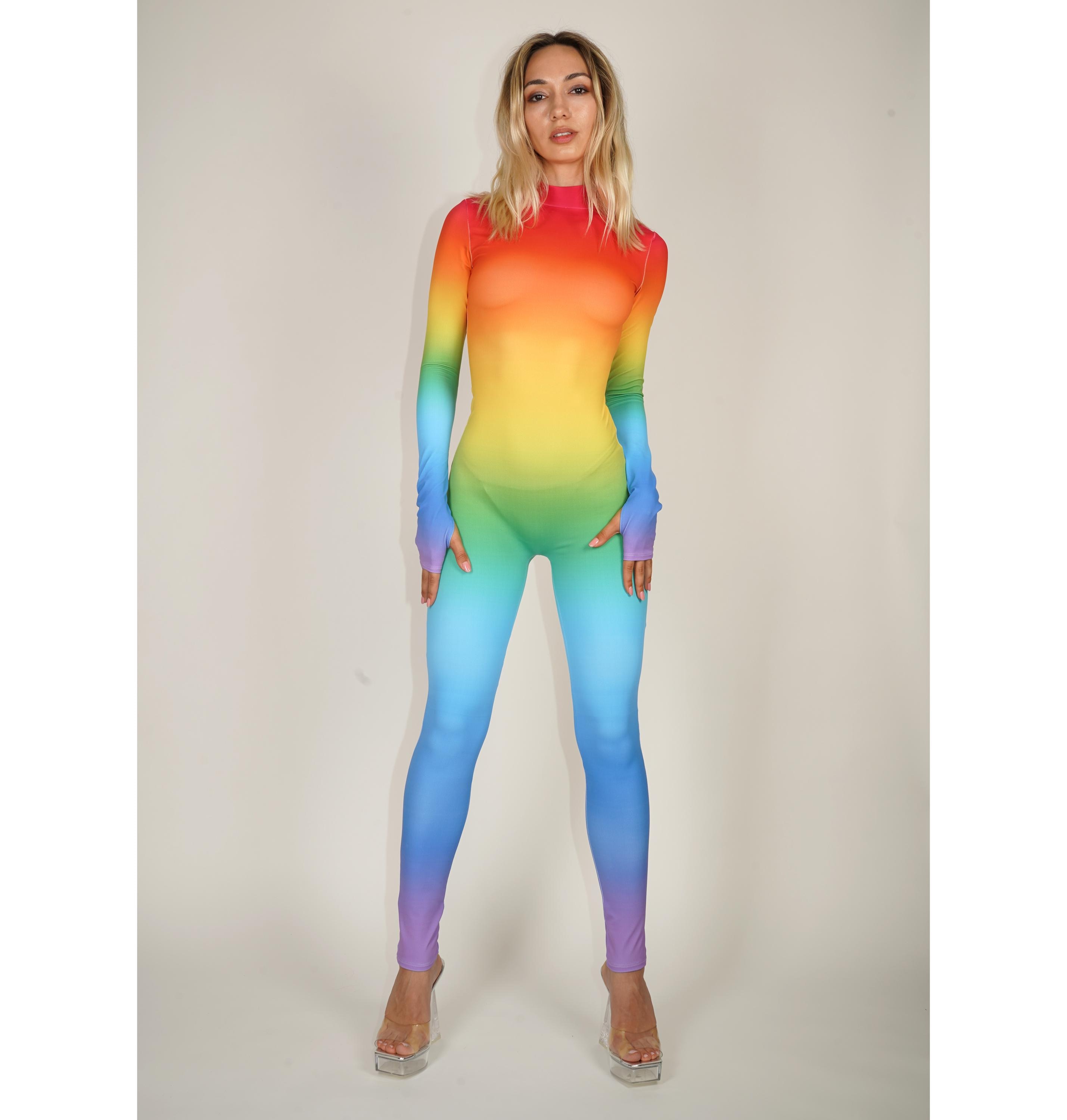 トップス PRANK PROJECT Glossy Scuba Bodysuit PRANK PROJECT Glossy