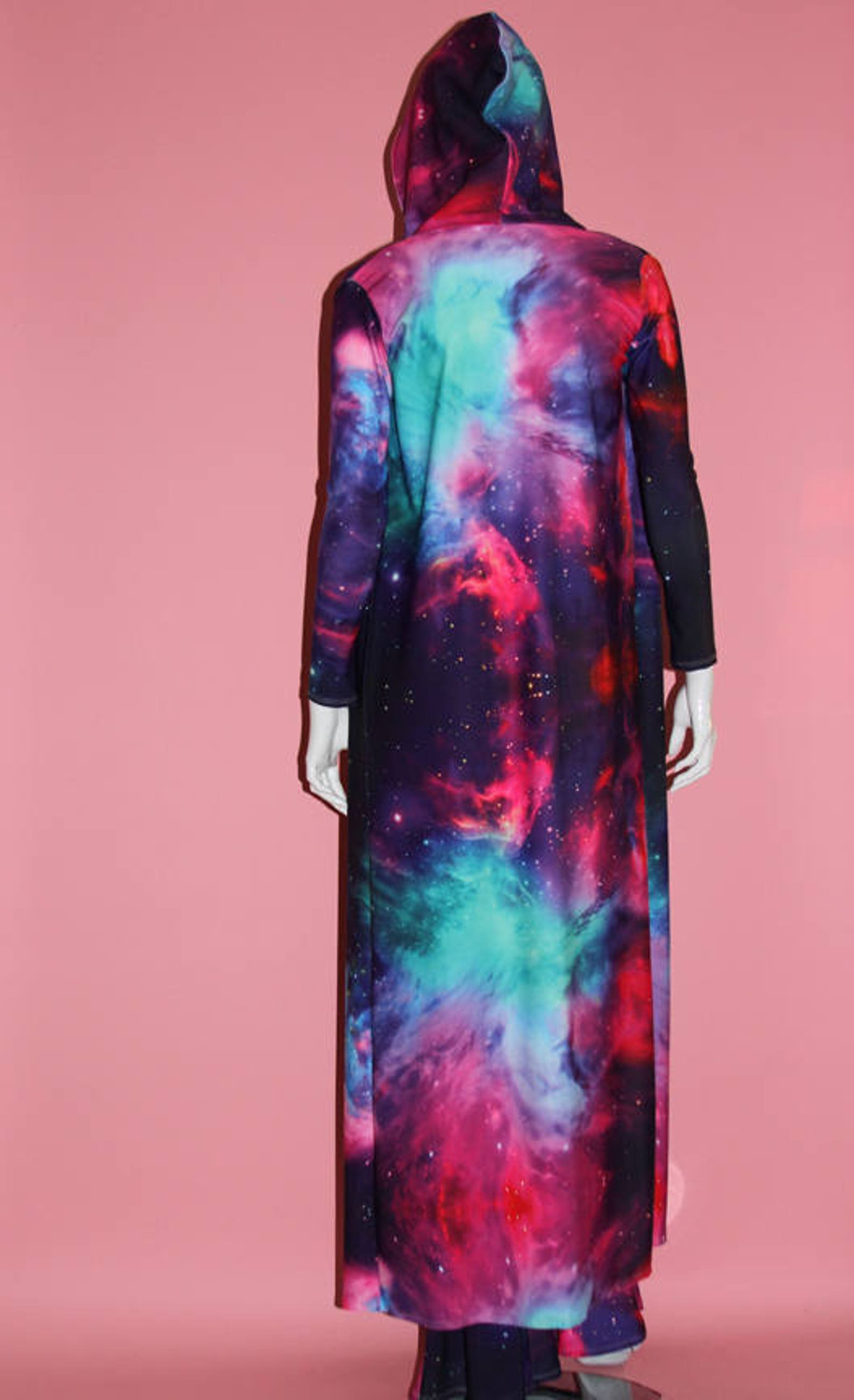 Galaxy Flare Leggings Bell Bottom Pants Spandex Cosmos Hooded Etsy