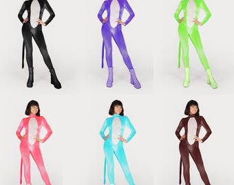 Op maat gemaakt dierenkostuum voor cosplay Comic Con Halloween spandex bodysuits catsuit jumpsuit XS SML XL XXL Grote maten