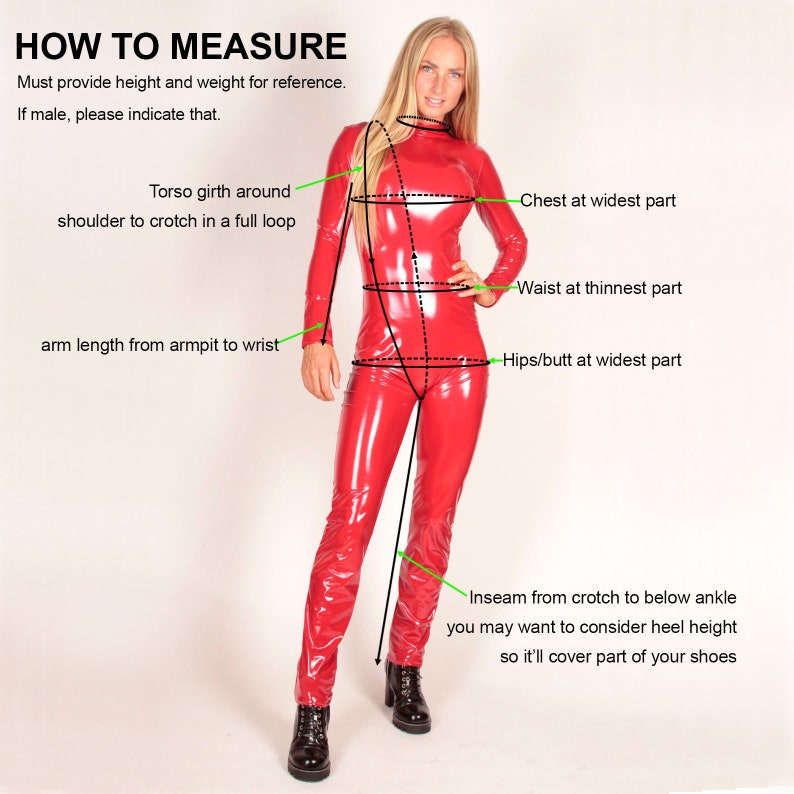 Britney Inspired Red Stretch Vinyl PU Catsuit Oops I Did It Again Turtle Neck Faux Leather Jumpsuit Halloween Costume XS S M L XL xxl image 10