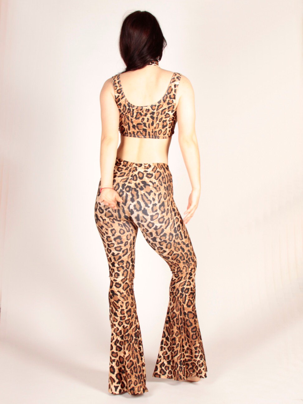 No terciopelo Shania Twain Leopard 
