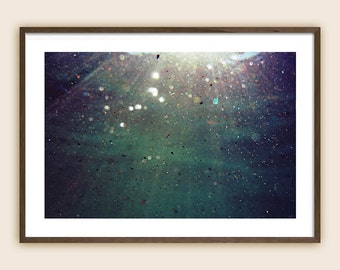Underwater Photography Art Print: "Light Particles"