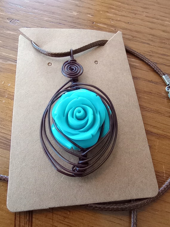 Wire Wrapped Rose