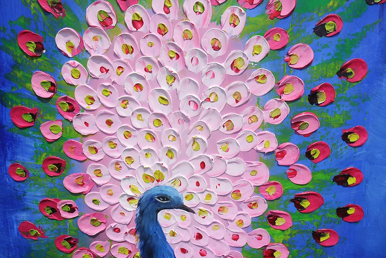 Картина павлин гончарова