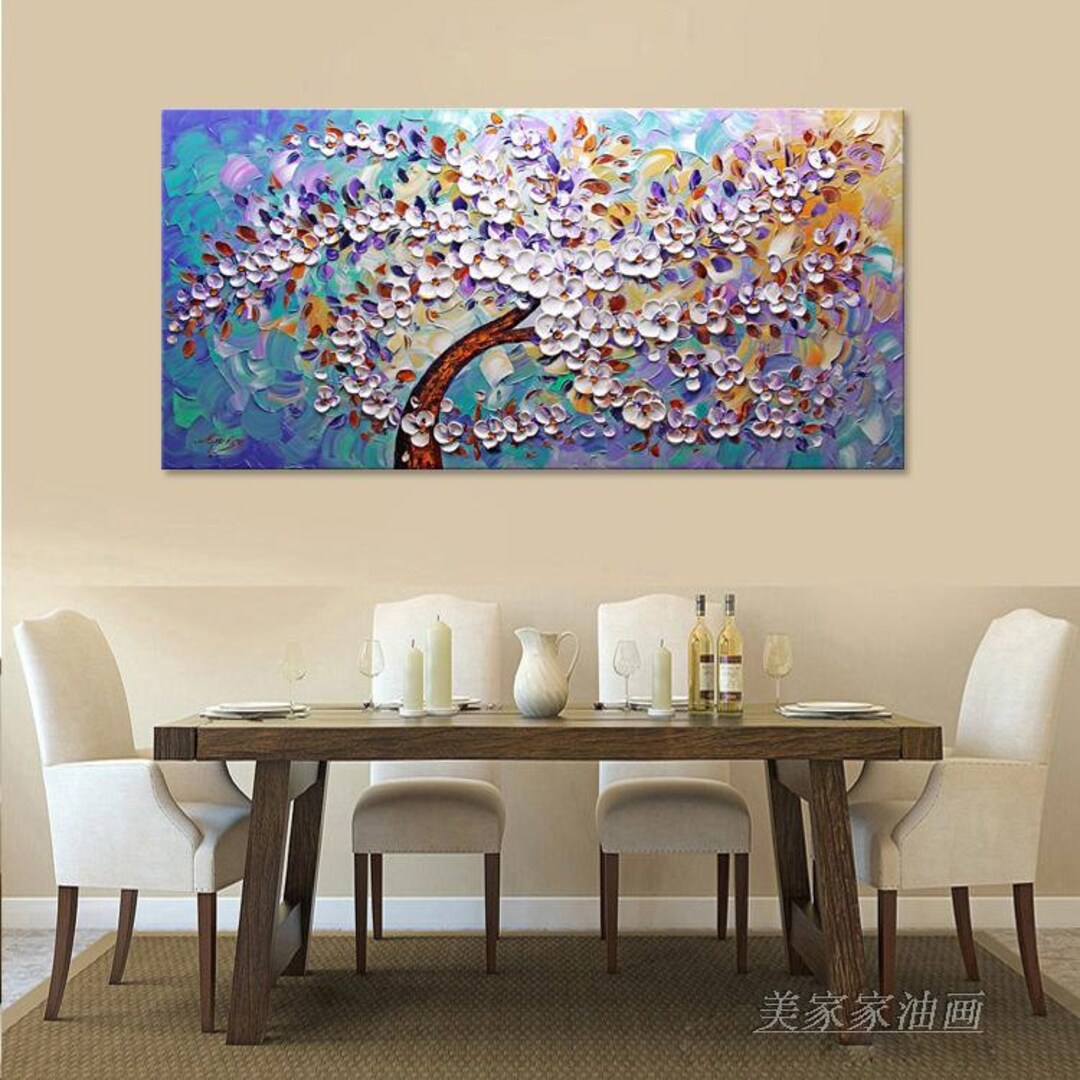 Hand-painted Modern Wall Art Living Room Home Decor Abstract - Etsy