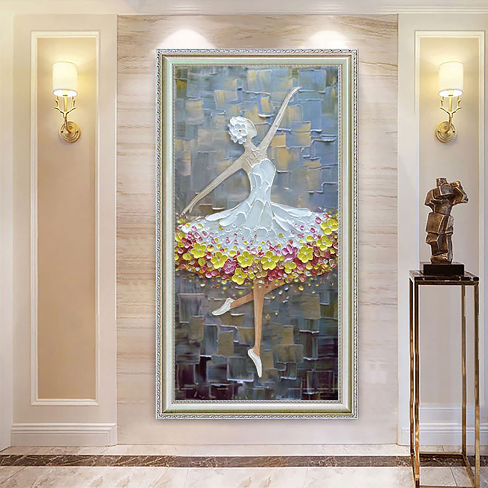 Acrylic Canvas Painting, Ballet Dancer Painting, Wall Art Paintings, A –  Art Painting Canvas