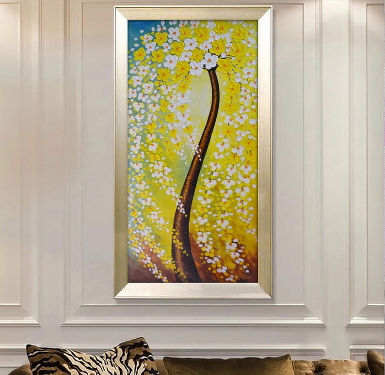 Hand-painted Modern Living Room Home Decor Wall Art Picture | Etsy