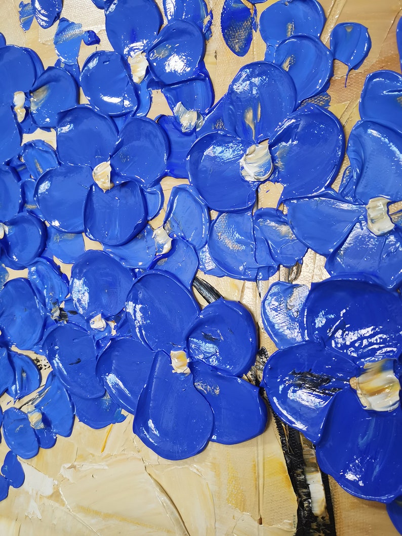 Handpainted Modern Home Decoration Ready to Hang Wall Art Etsy