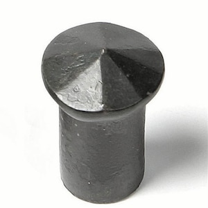 Petit bouton de tiroir rustique poignée de placard en fer forgé, porte de cuisine de ferme forgeron quincaillerie de meubles forgée à la main