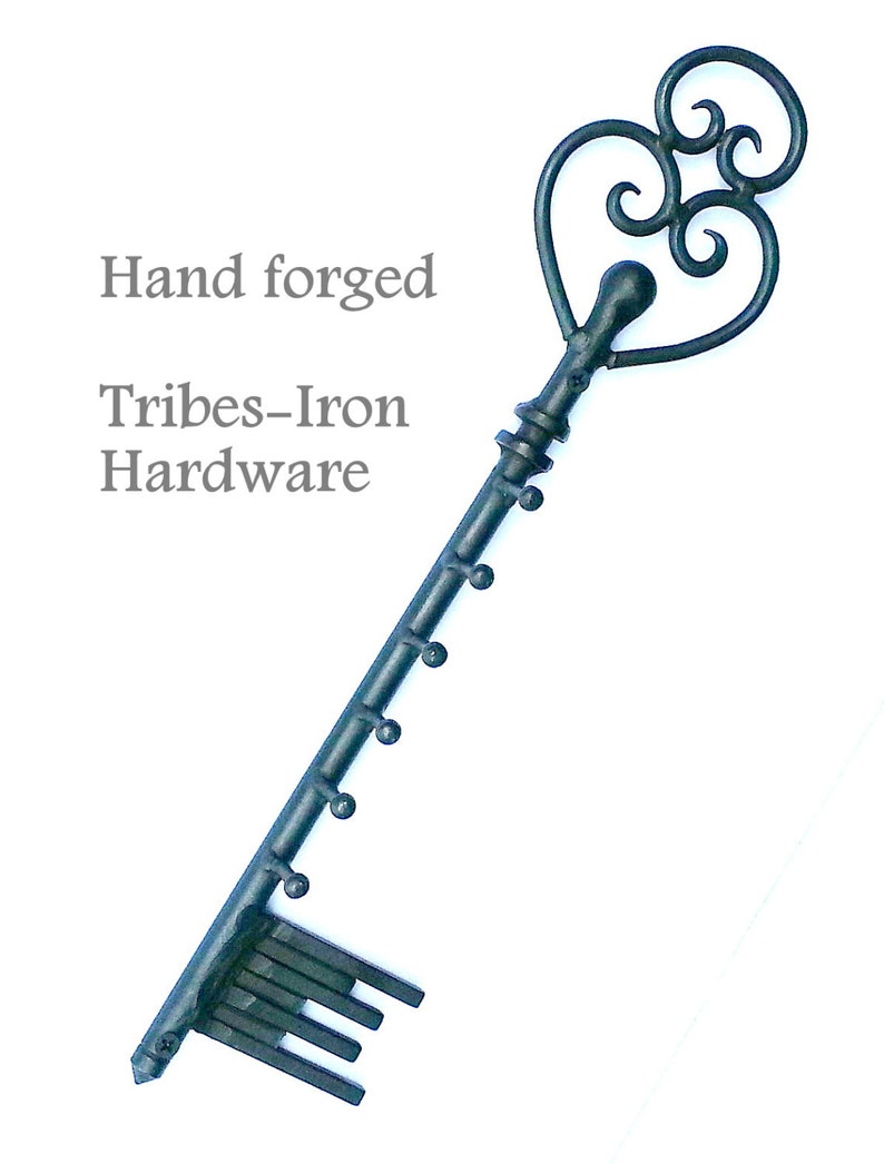 Iron Key Holder Blacksmith Hand Wall Neckless Belt Etsy