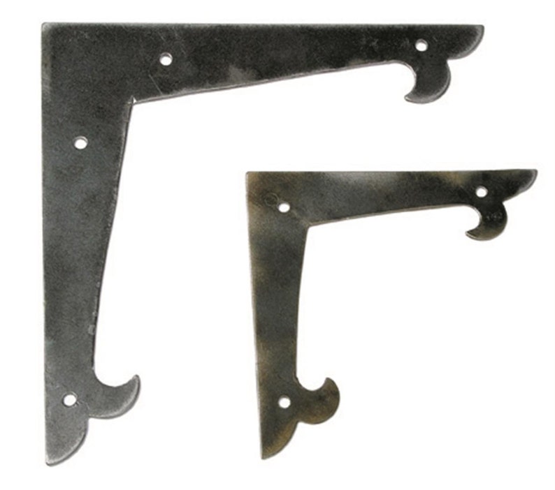 2 Decor 6 Flat Corner Plates Door Picture Frame Brace Etsy