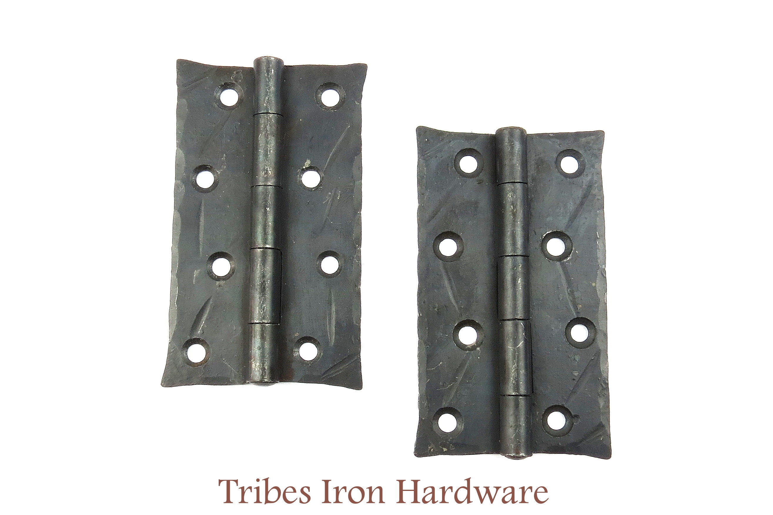 thumbnail image 2 of Ironmongery World Black Antique Cast Iron Butt Door Hinges With Screws – IMW83964 2 of 6