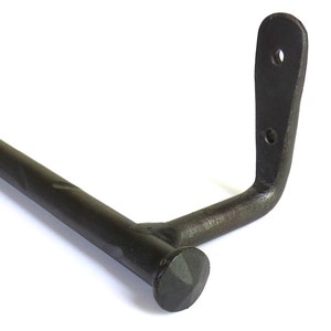 Appendiabiti a S in ferro battuto da 55 cm, portasciugamani da cucina in stile fattoria forgiato a mano, porta pentole, tazze, cinture, decorazioni in metallo.
