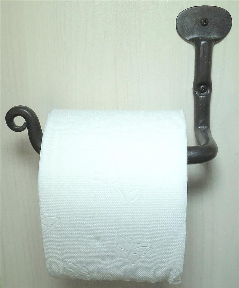 Toilet Paper Holder Hand Tissue Roll Hanger Wrought Etsy Canada