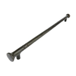 Hand Forged 19.8&quot; Pull Handle FLAT HEADED 448mm Modern Farmhouse Kitchen Cabinet Drawer Cupboard Door Blacksmith Metal Hardware Wrought Iron