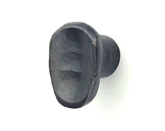 Finger Cabinet Pull Knob  Rustic Wrought Iron Chest Drawer pull Farmhouse Kitchen Cupboard Door Handle Hand Forged Furniture Metal Hardware