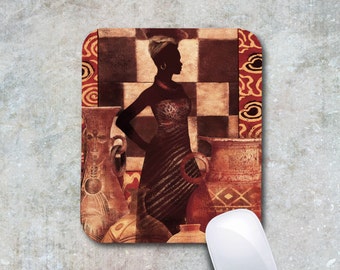 Mousepad / African Tribal Woman / Art by Eric Yang