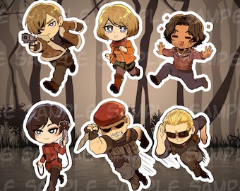 BIOHAZARD 4 FANMADE Mini Sticker Pack! バイオハザード 4 ・ミニーステッカーパック