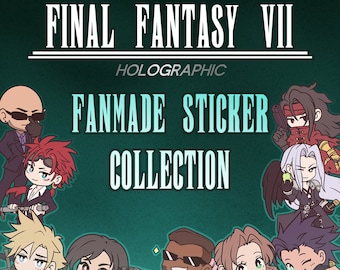 UPDATED FF7 Fanmade Sticker Collection