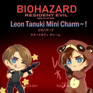 BIOHAZARD/RE Leon Mini Kigu Charm ・バイオハザード・タヌ－ケネディチャ－ム
