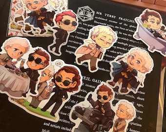 Good Omens Fanmade Sticker Pack