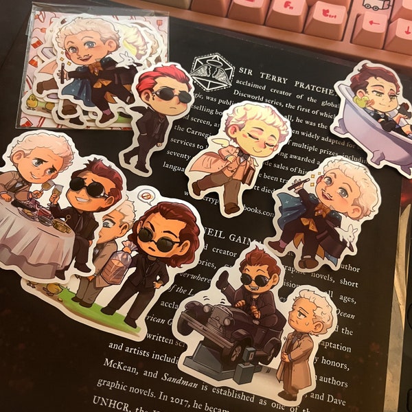 Good Omens Fanmade Sticker Pack