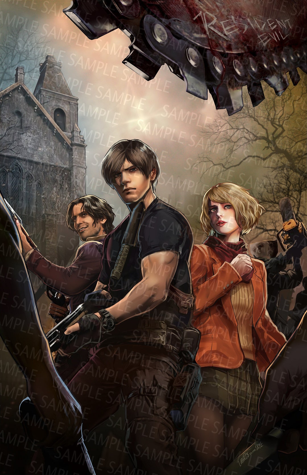 New Resident Evil 4 Remake Wallpapers edited by Me. follow me on my social  media art accounts for more. Instagram : @aymendesignerr ; Twitter :  @Aymenboukhalefa : r/residentevil