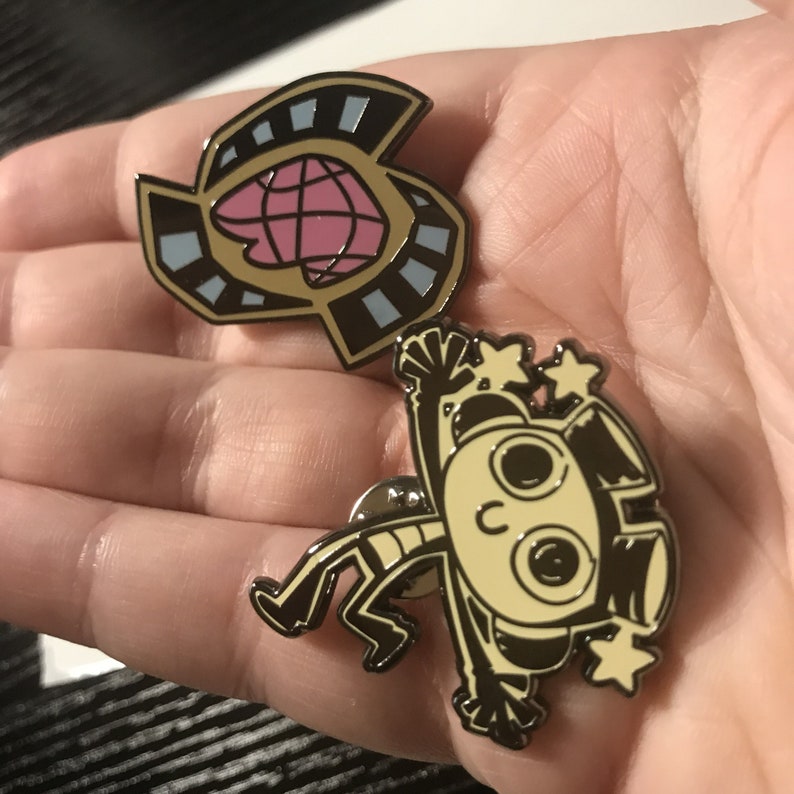 Psychonauts Inspired Hard Enamel Pin Set Etsy