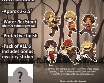 BIOHAZARD 4 FANMADE Mini Sticker Pack! バイオハザード 4 BIOHAZARD 4 FANMADE Mini Sticker Pack! バイオハザード 4