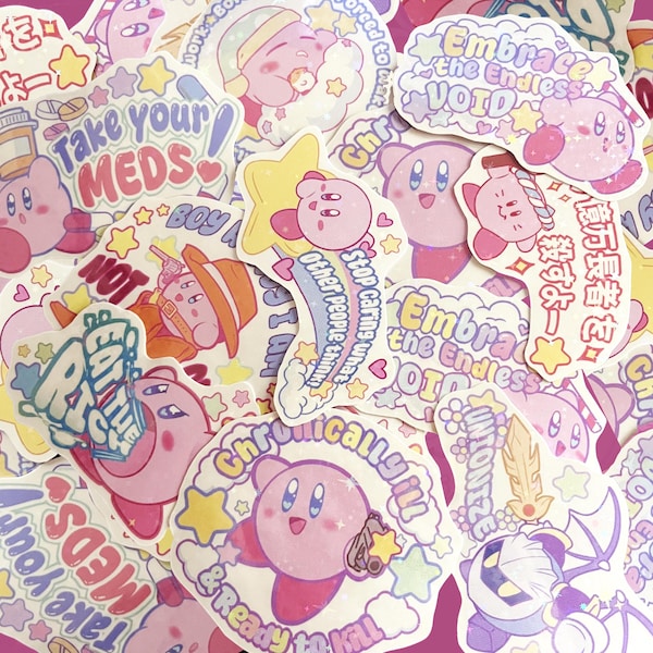 Just Some Silly Little Kirb Stickers