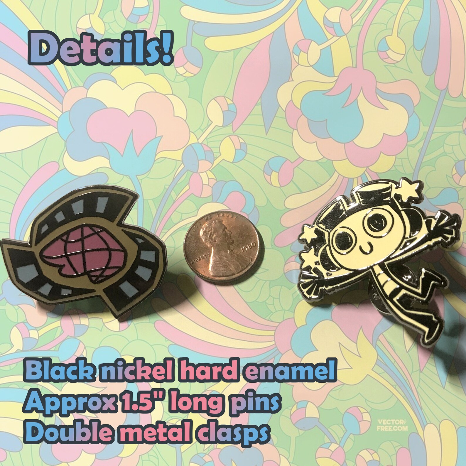 Psychonauts Inspired Hard Enamel Pin Set Etsy