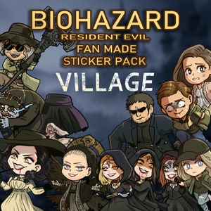 BIOHAZARD RE-VILLAGE Fanmade Sticker Pack!