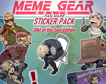 Metal Gear Meme Sticker Pack! DNA of the Soul Edition