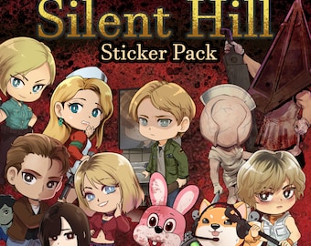 Paquete de pegatinas del 25.º aniversario de Silent Hill (hecho por fans) ¡En stock!
