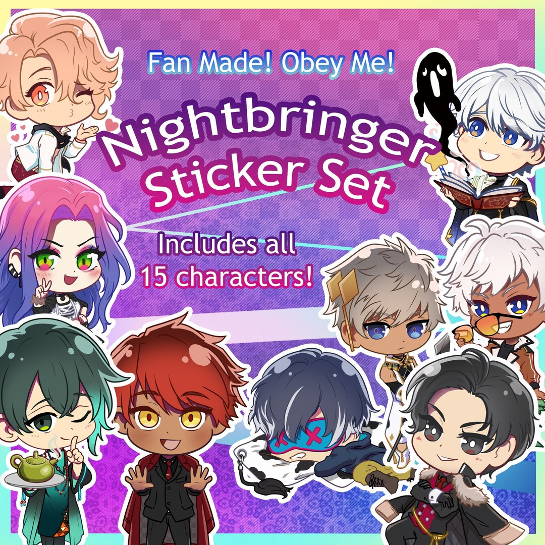 Fan Made Obey Nightbringer Sticker Set~! - Etsy