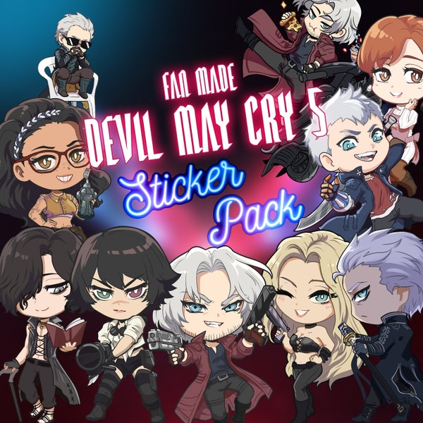 DMC 5 Fanmade Stickers