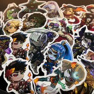 Fandmade-stickerpakket Hades-game (1&2)