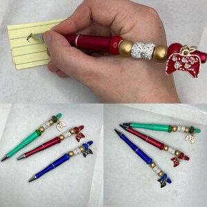 Gaming controller enamel hand beaded pen