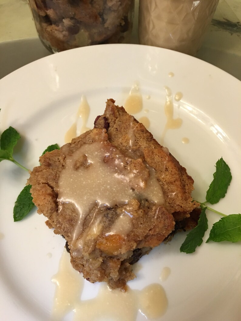 New Orleans Bread Pudding With Jack Daniel Rum Sauce Etsy