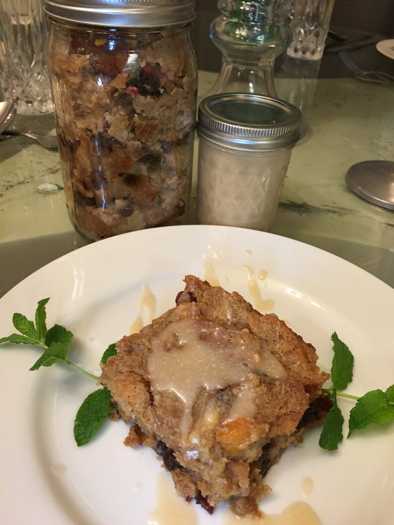 New Orleans Bread Pudding With Jack Daniel Rum Sauce Etsy