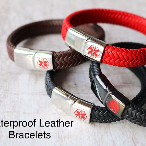 Medical Alert Bracelet - Personalized ID Bracelet - Medical Alert Bracelet -