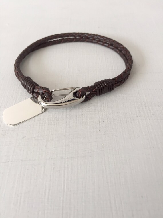 Children's Jewelry Boys Leather Bracelet Personalised Etsy