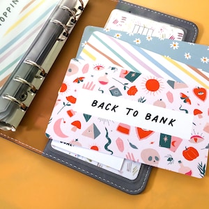 12 insertos personalizados para billeteras con sobres de efectivo - Rastreador de efectivo - Desglose de efectivo - Sistema de sobres de efectivo - Relleno de efectivo - Presupuesto - A6