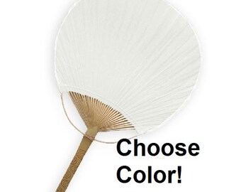 wedding ceremony paddle fans